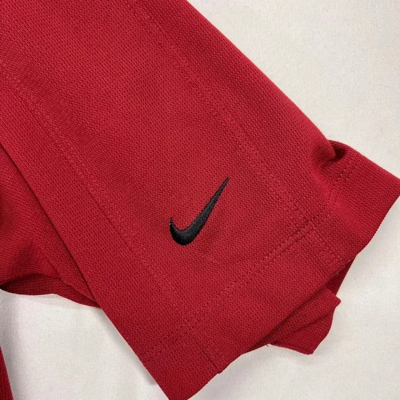 Wyoming Whiskey Nike Mens XL Dri-FIT Polo Shirt Red Golf Performance - Picture 4 of 8